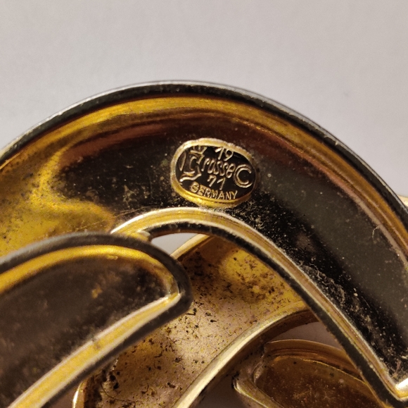 Dior by Grosse, Germany Modernist Love/Eternity Knot Pin Brooch - Picture 2 of 16